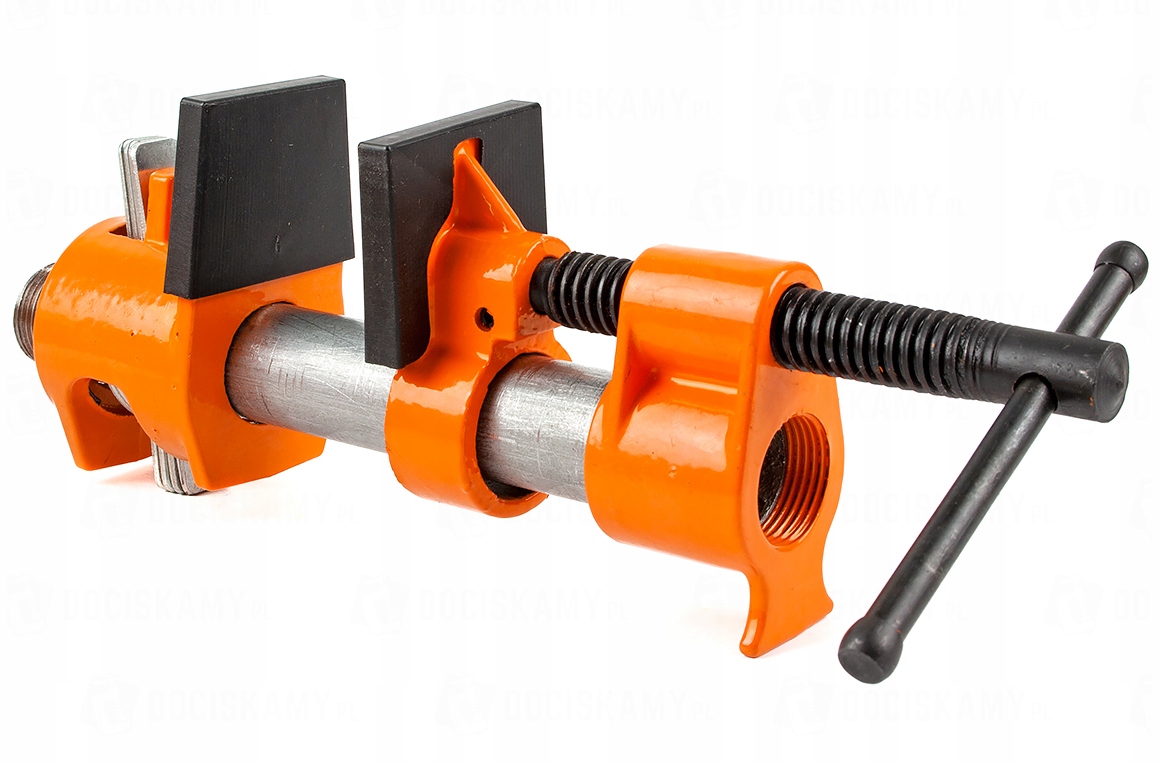 4x ŚCISK STOLARSKI RUROWY BEZKOŃCOWY 3/4 + NAKŁADKI Marka SilverTools