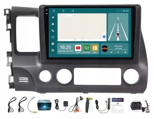 Rádio Navigácia Carplay Gps Android Honda CIVIC 2006-11 256GB Sim