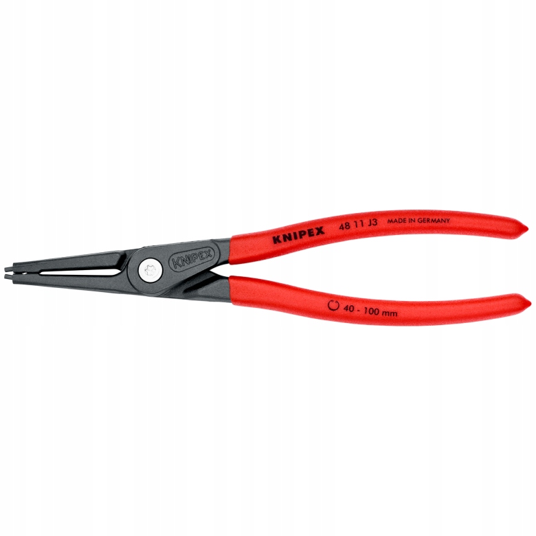 Kleště na kroužky rovné Knipex 225 mm 4811J3