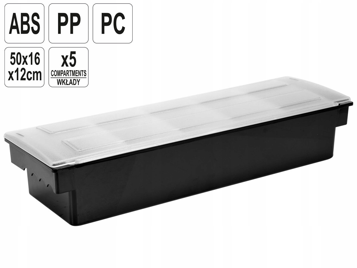 Plastikowy pojemnik barmański organizer 50 cm YATO Rodzaj pojemnik barmański