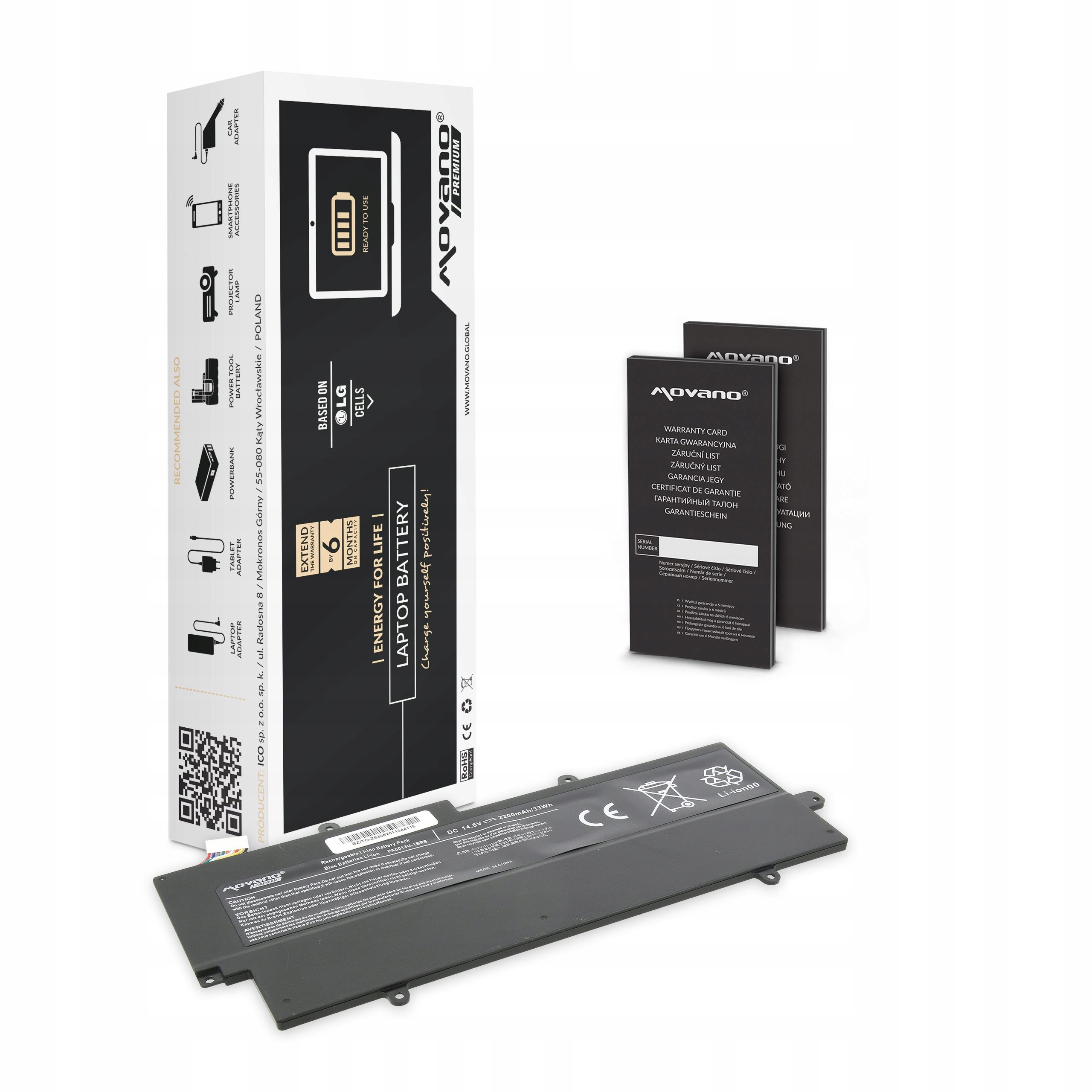 Baterie Movano Premium pro Toshiba Z830, Z935