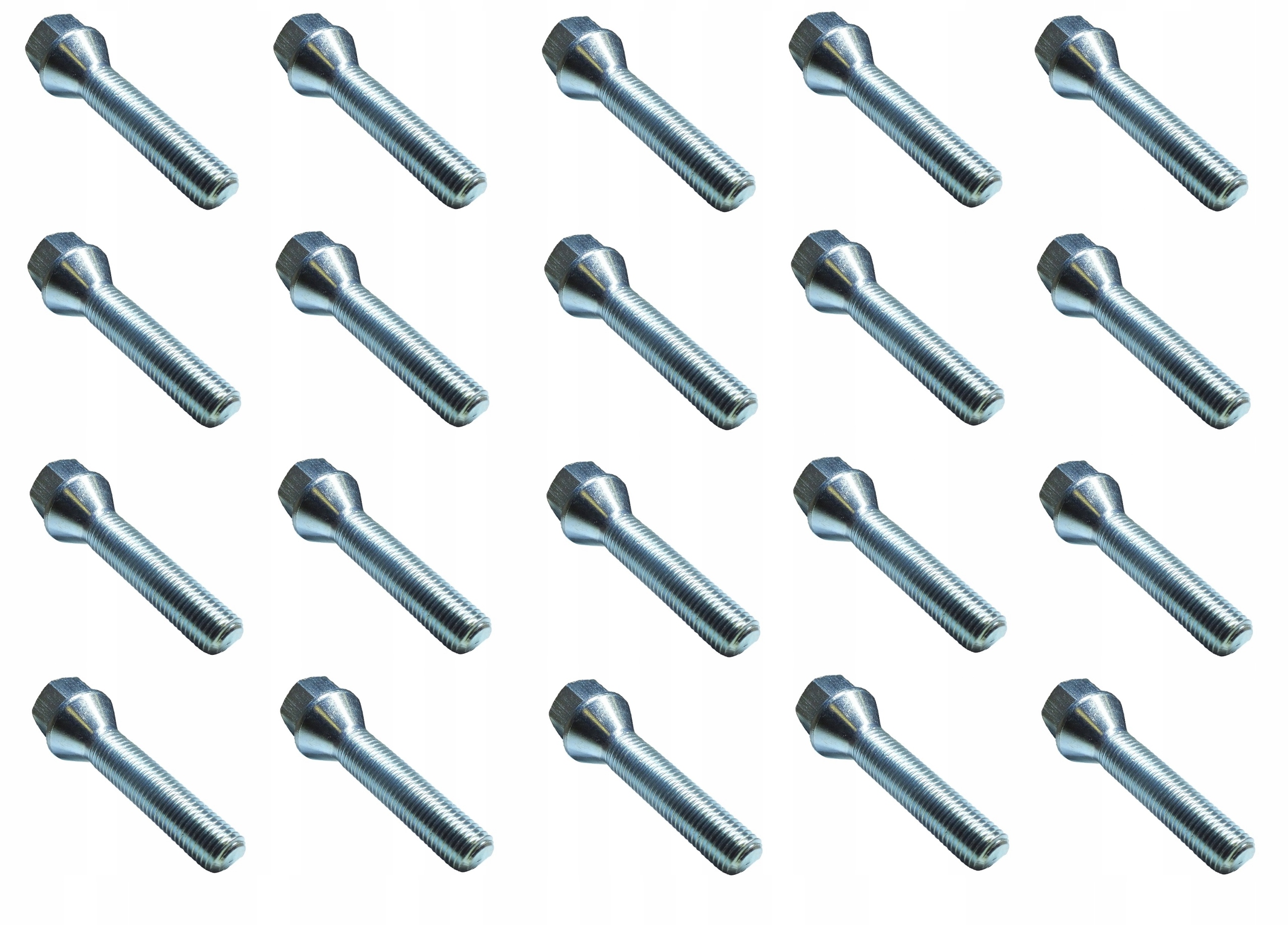 Dlouhý šroub pro vzdálenosti 12x1,5 55 mm kužel Bmw Dacia Renault Opel Saab 20x