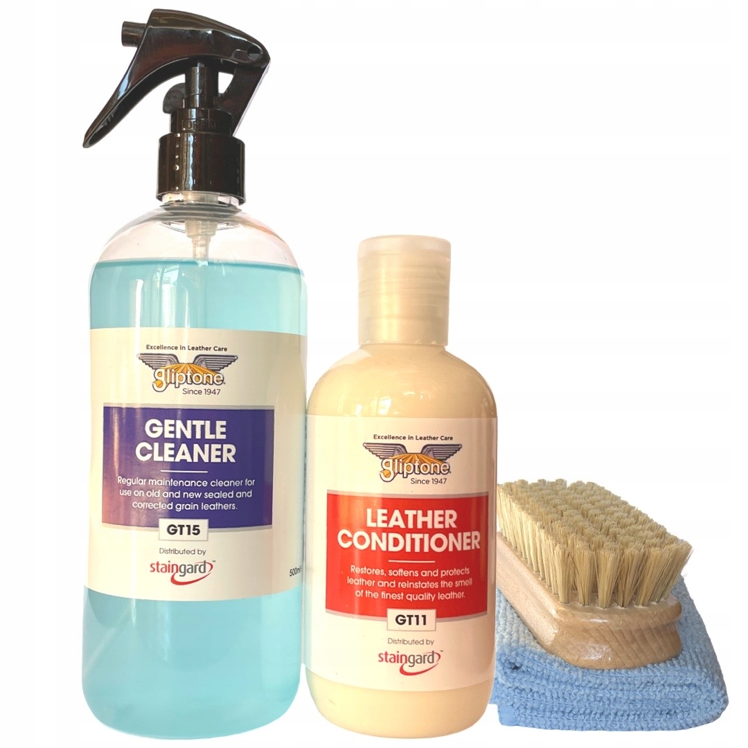 Zestaw Do Pielęgnacji Tapicerki Ze Skóry Gliptone Jakość Premium Z Usa