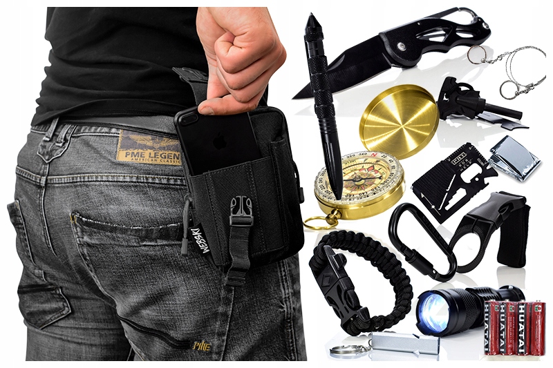 

Zestaw Przetrwania Survival Niezbędnik Multi 17w1