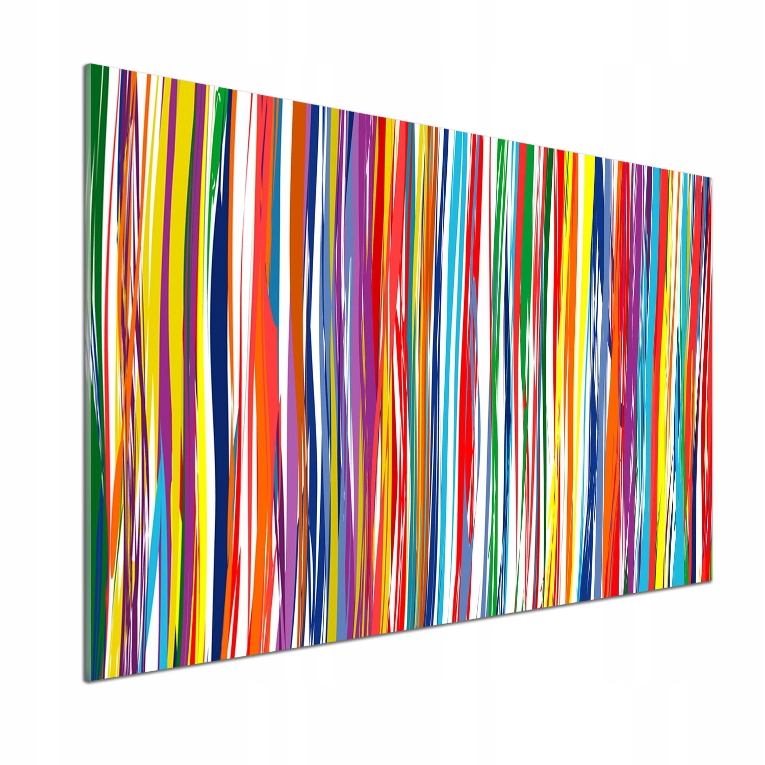 Panel do kuchyne Farebné pruhy 100 x 70 cm Lepidlo