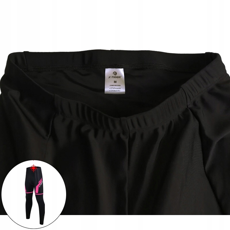 SPODNIE ROWEROWE KOLARSKIE DAMSKIE JESIENNE ŻELOWE Rozmiar XS