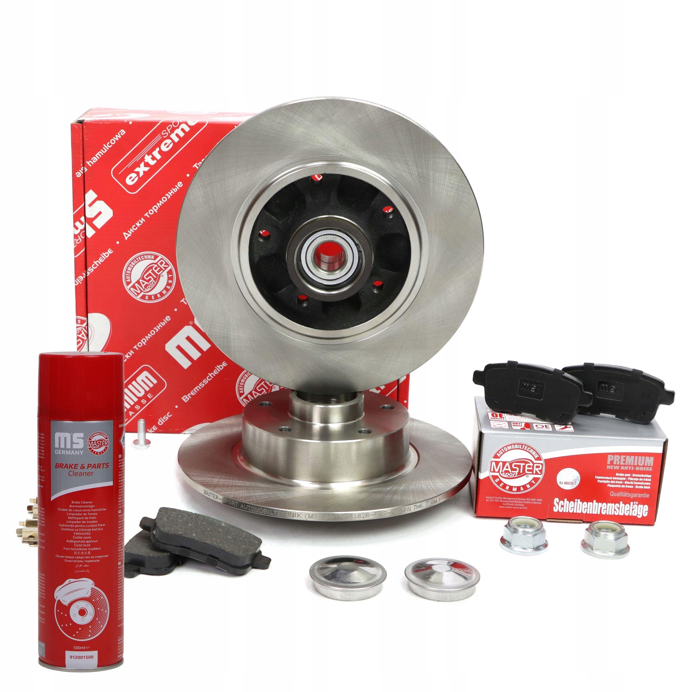 Brzdové Destičky Kotouče s ložiskem zadní 201061821