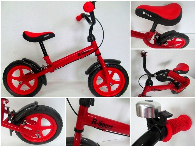 Rowerek biegowy R9r R-Sport 12'' hamulec dzwonek Kod producenta R9