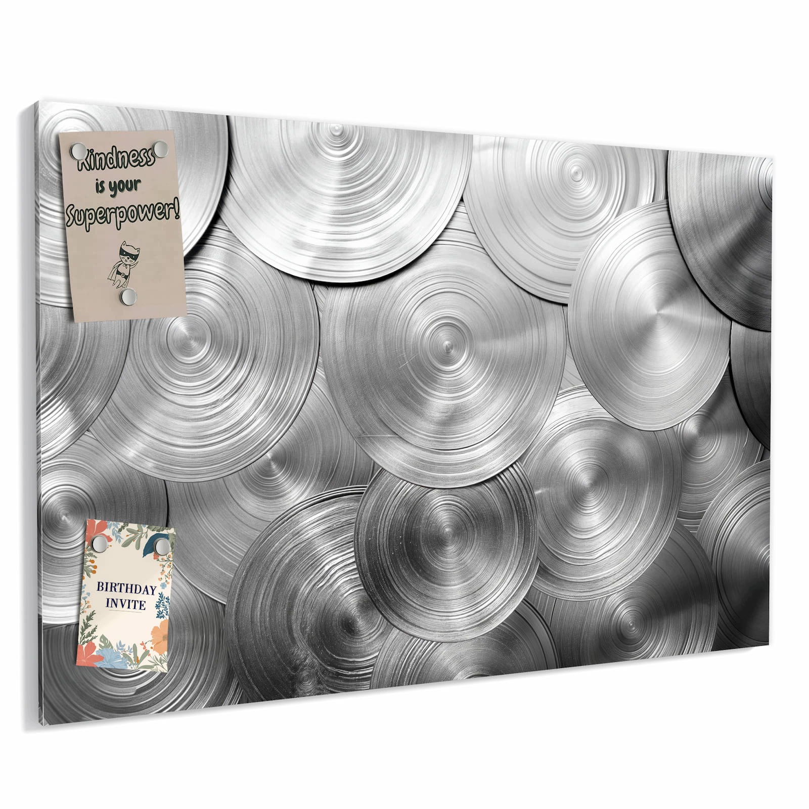 Magnetická tabule Kovové Plátky 60 × 40 cm