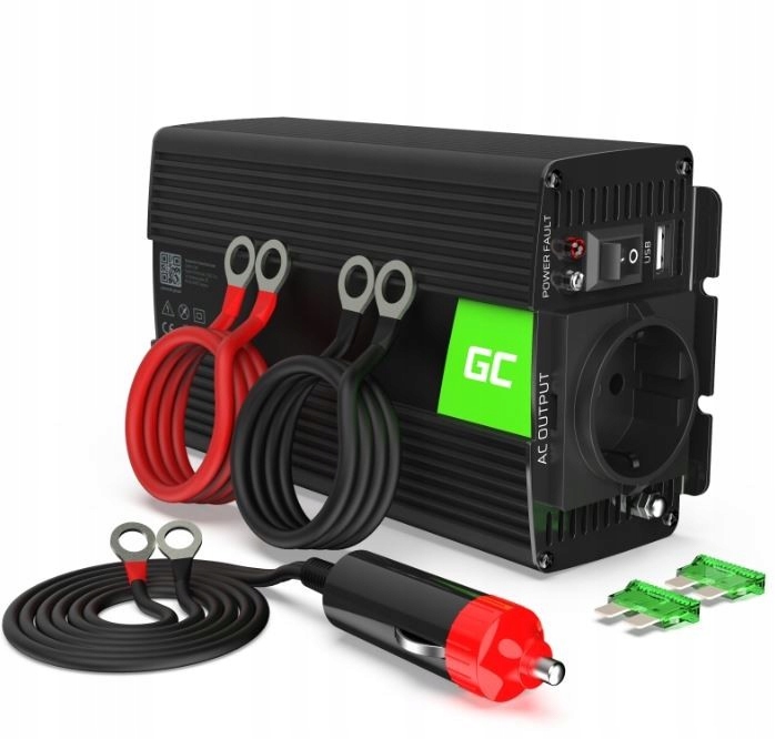 

Przetwornica 24V/230V 500W/1000W Czysty sinus