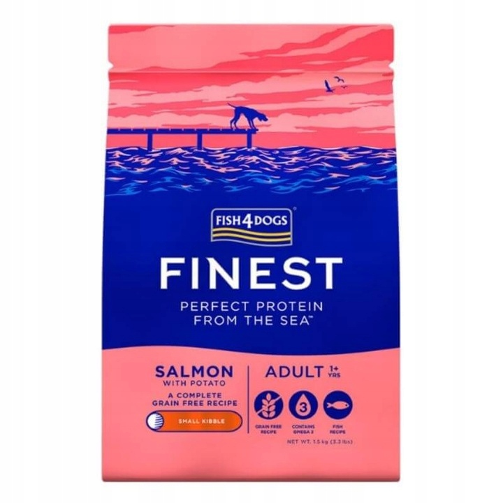 Sucha karma dla psa Fish4Dogs Finest Salmon 12kg