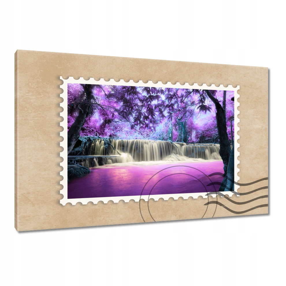 

Obrazy 120x80 Fioletowy wodospad