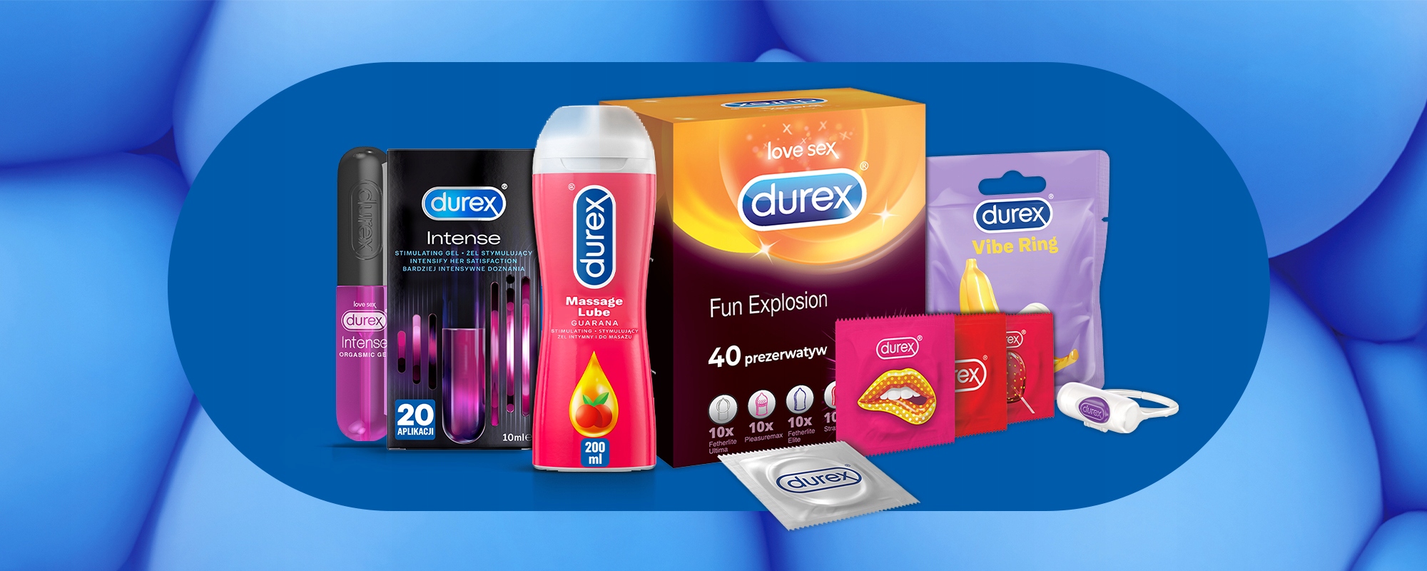Prezerwatywy DUREX Pleasuremax 3 szt. Prążkowane z Wypustkami MEGA DOZNANIA Producent wyrobu medycznego RB Healthcare (UK) Limited