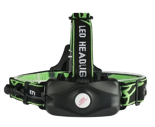 Latarka czołowa czołówka biała + UV ZOOM ultrafiolet 0103 Model latarka z akumulatorem