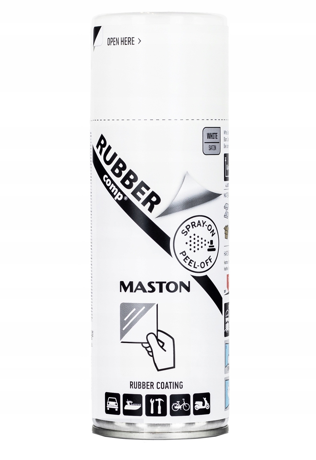 Maston Rubber Guma W Sprayu Biała Satyna 400 ML