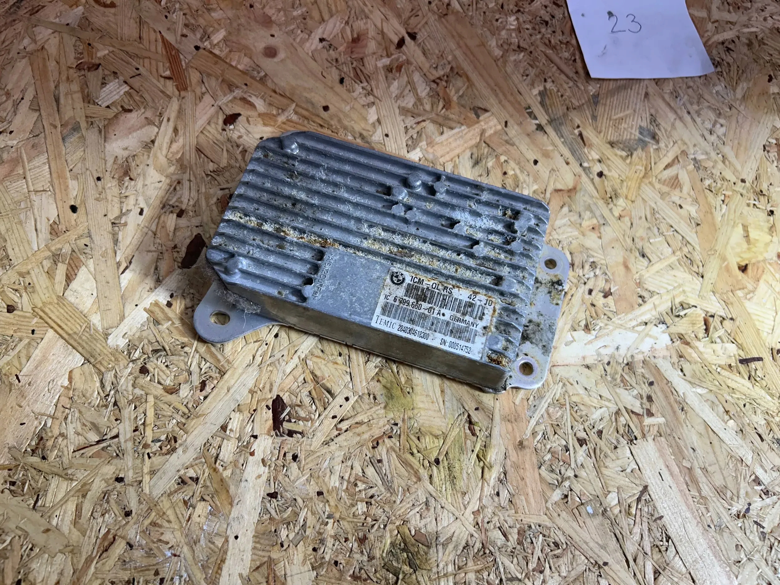 control unit module springing BMW 5 F10 F11 2013 6799660