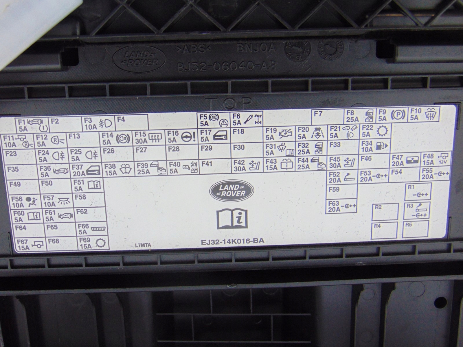 Handschuhfach konsole RANGE ROVER EVOQUE LIFT L538 12D-1348-LLX EU