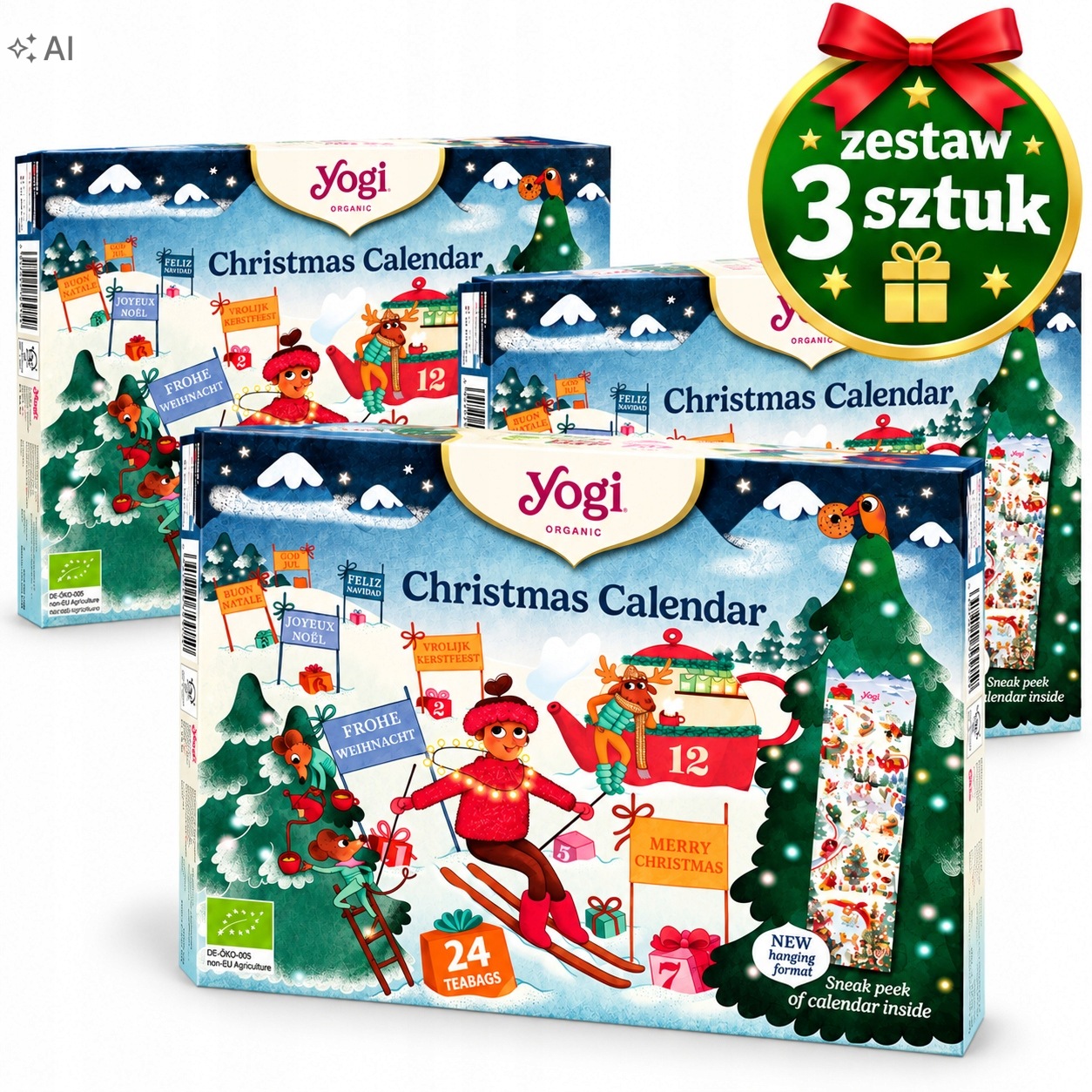 Adventní Kalendář 2026 (čaje A Čaje) Bio (24 ks) 45,9 g Yogi