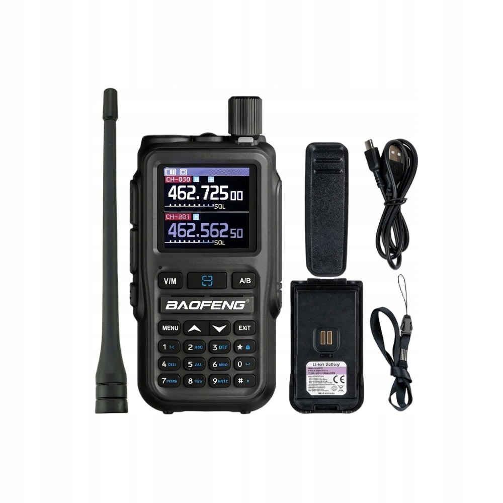 Vysílačka radiotelefon Baofeng Eu UV-5R Mini Vhf Uhf Letecké Pásmo