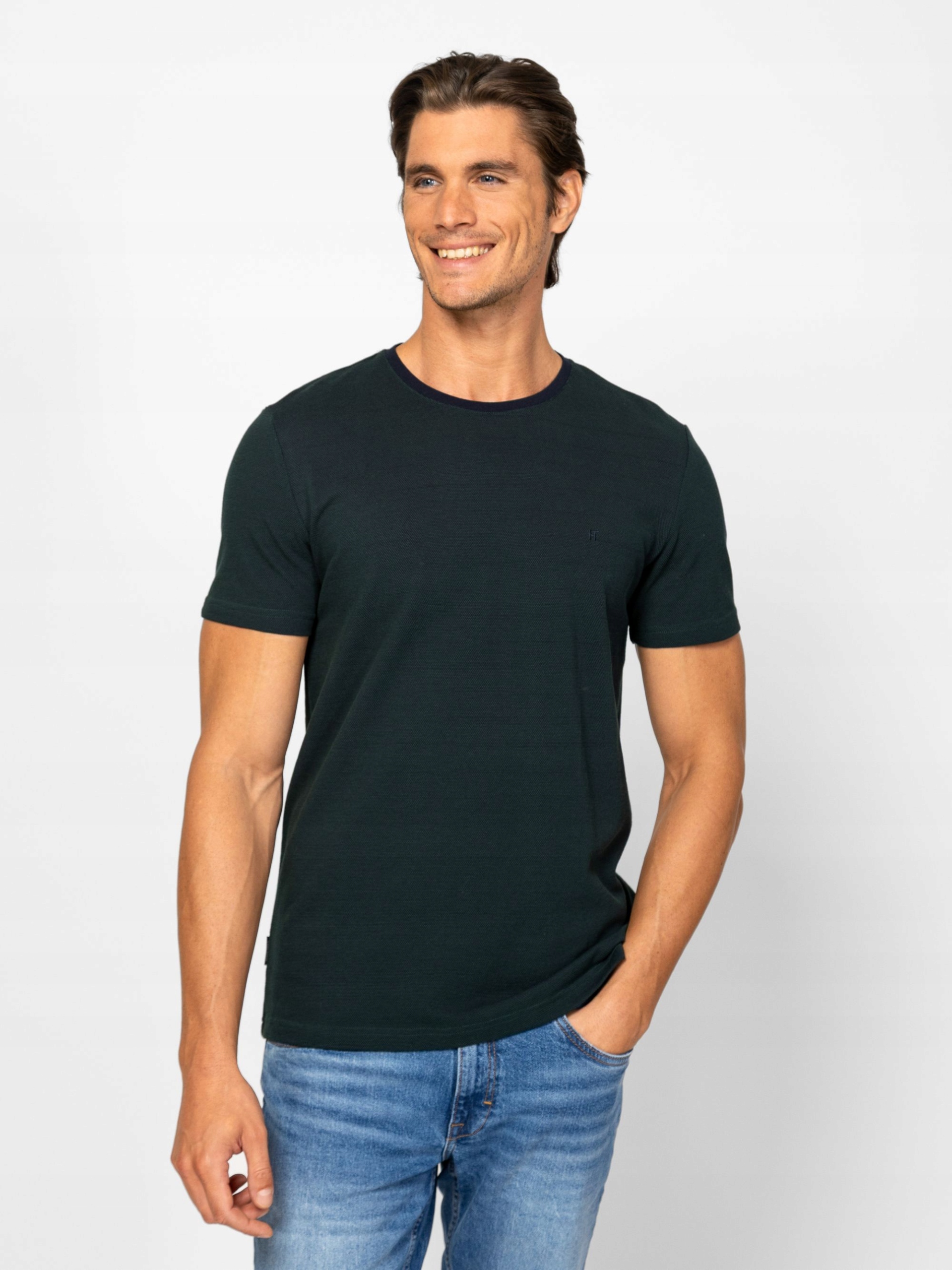 Heavy Tools Pánské Tričko Malake Green Tmavě Zelené 3XL