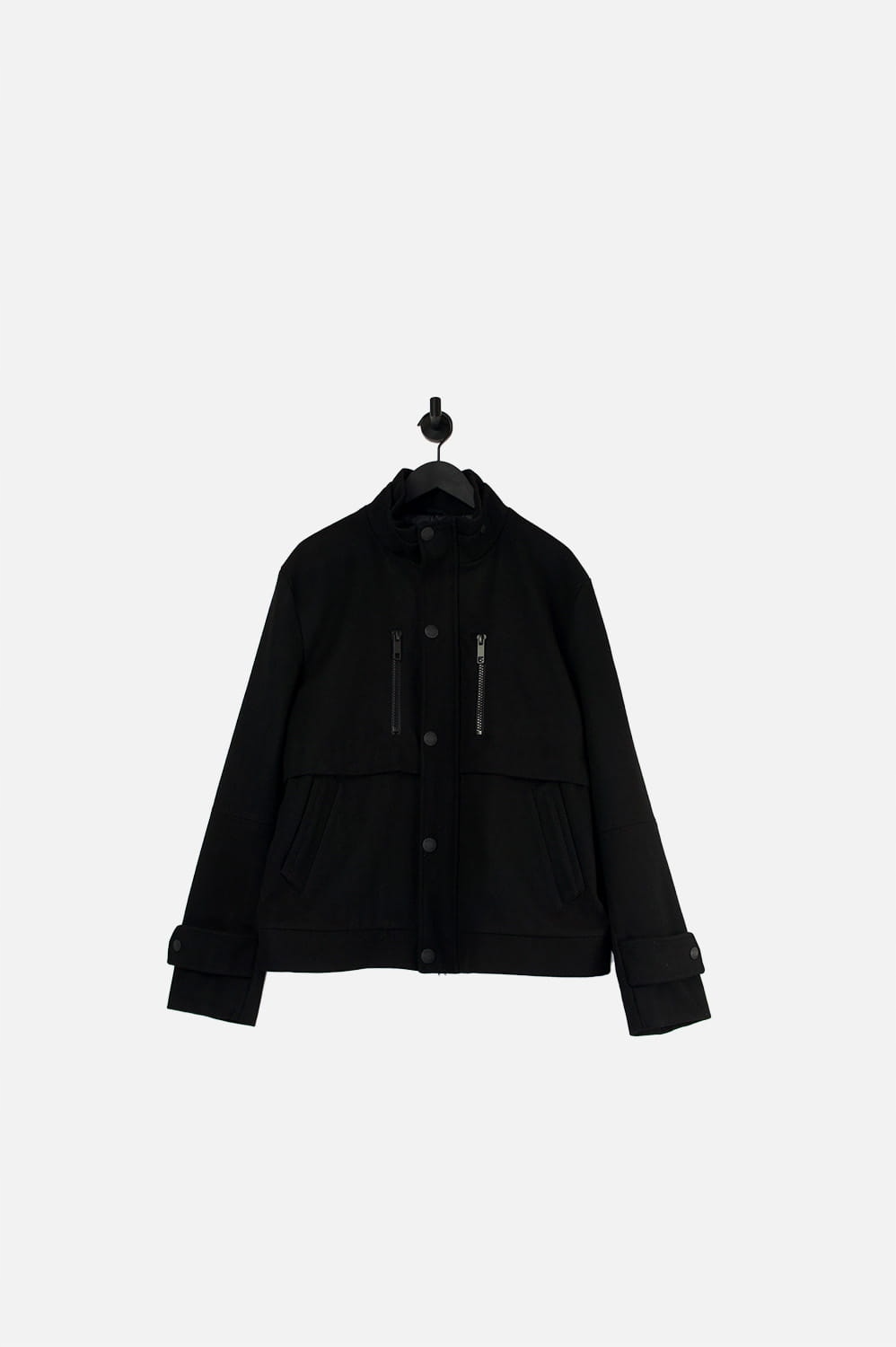 Antony Morato Czarny Płaszcz Wełna (2XL)