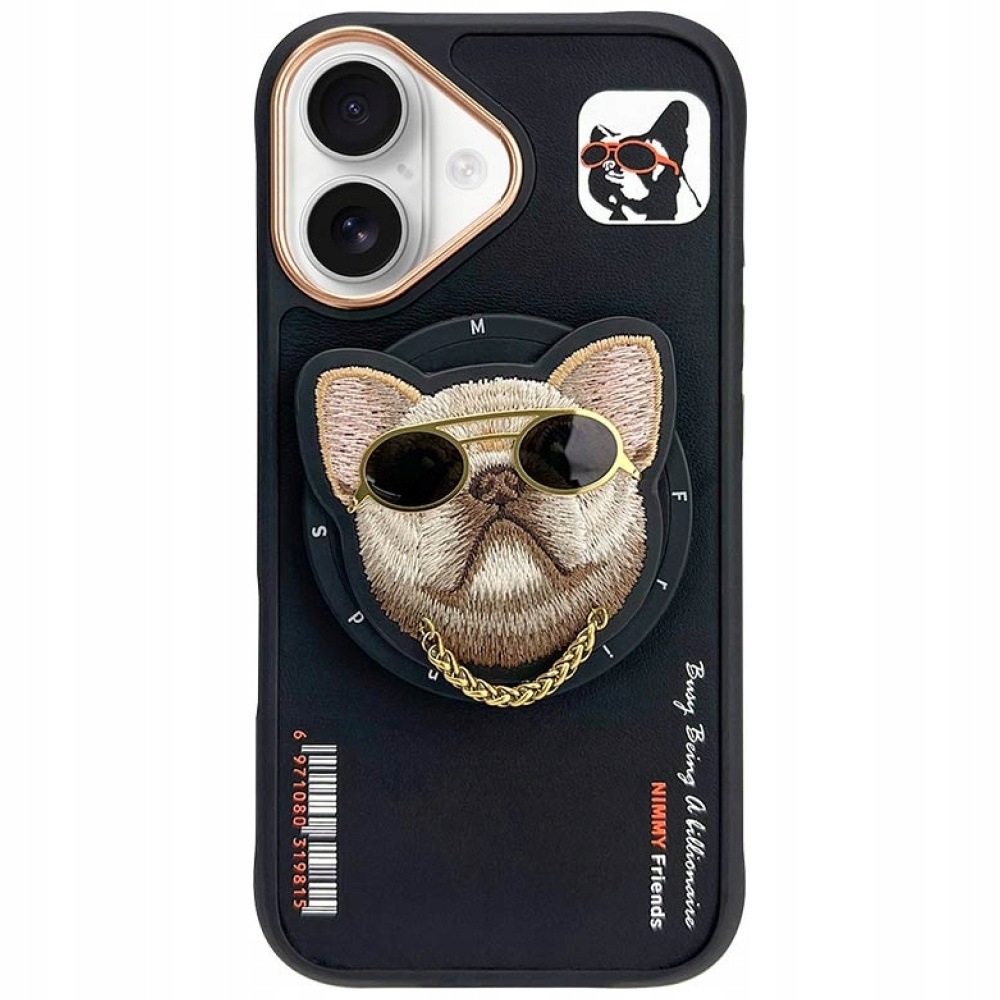 Pouzdro pro iPhone 16 Nimmy MagSafe černé