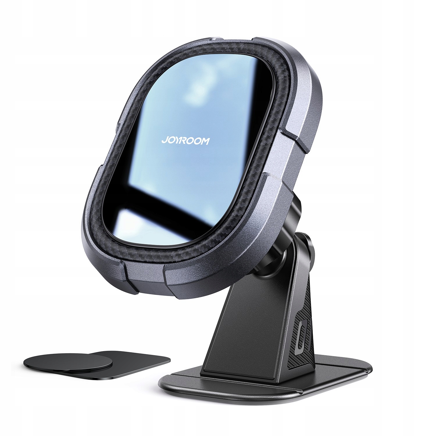Joyroom uchwyt magnetyczny do telefonu na deskę rozdzielczą szary (jr-