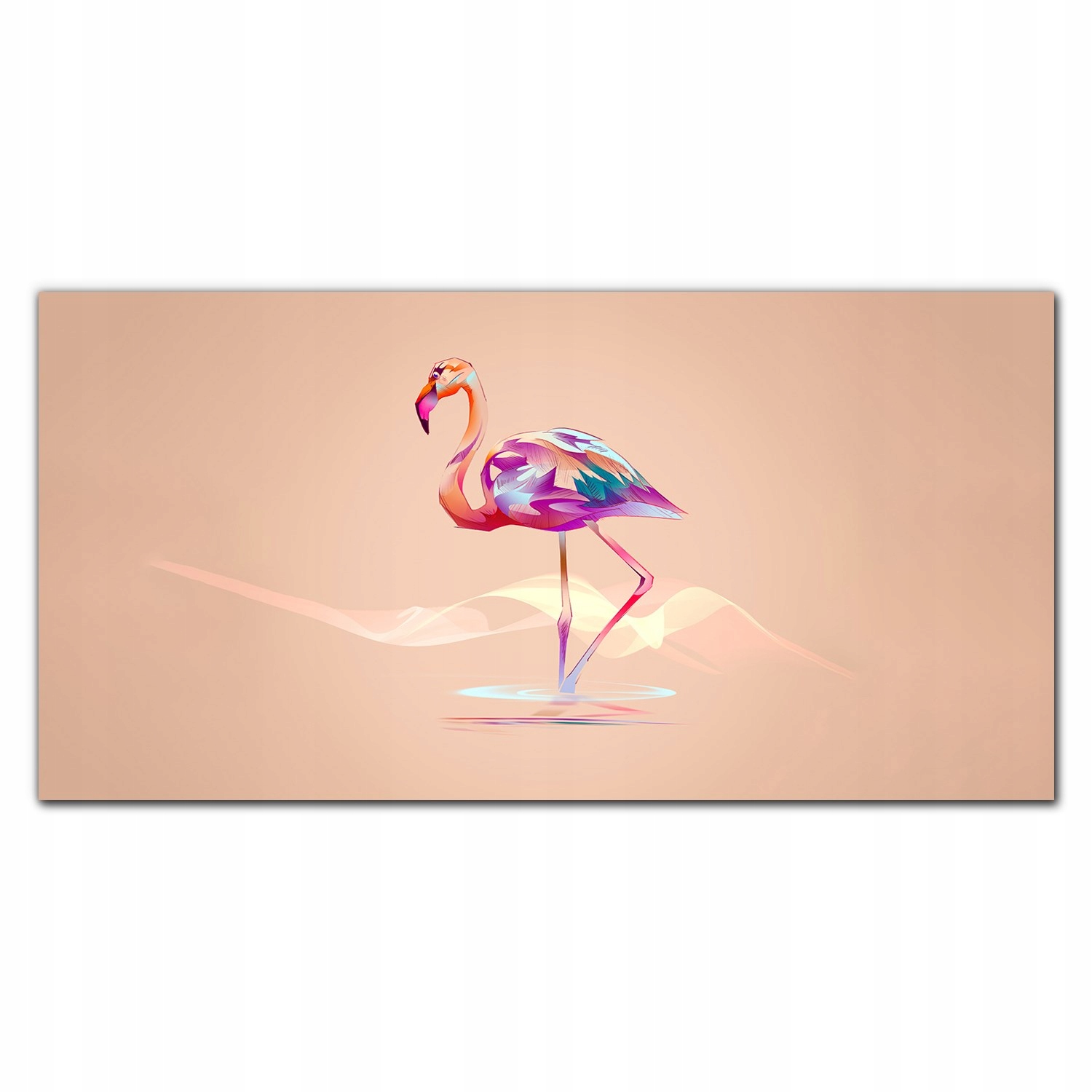 Fotoobraz na ráme Plameniak zviera 140x70