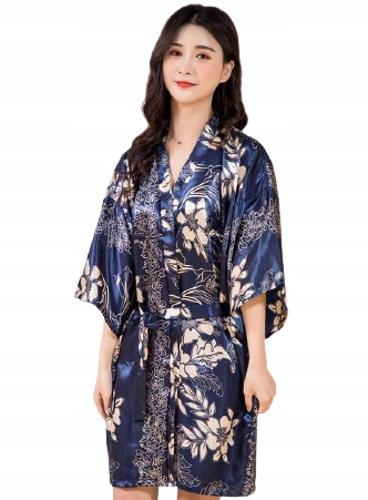 

Kimono Szlafrok Yukata Toga Haft Piżama Kwiat