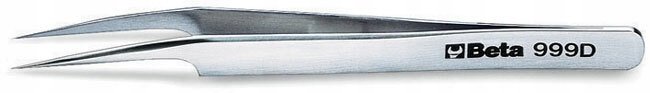 Pęseta zakrzywiona, model 999d, 115mm