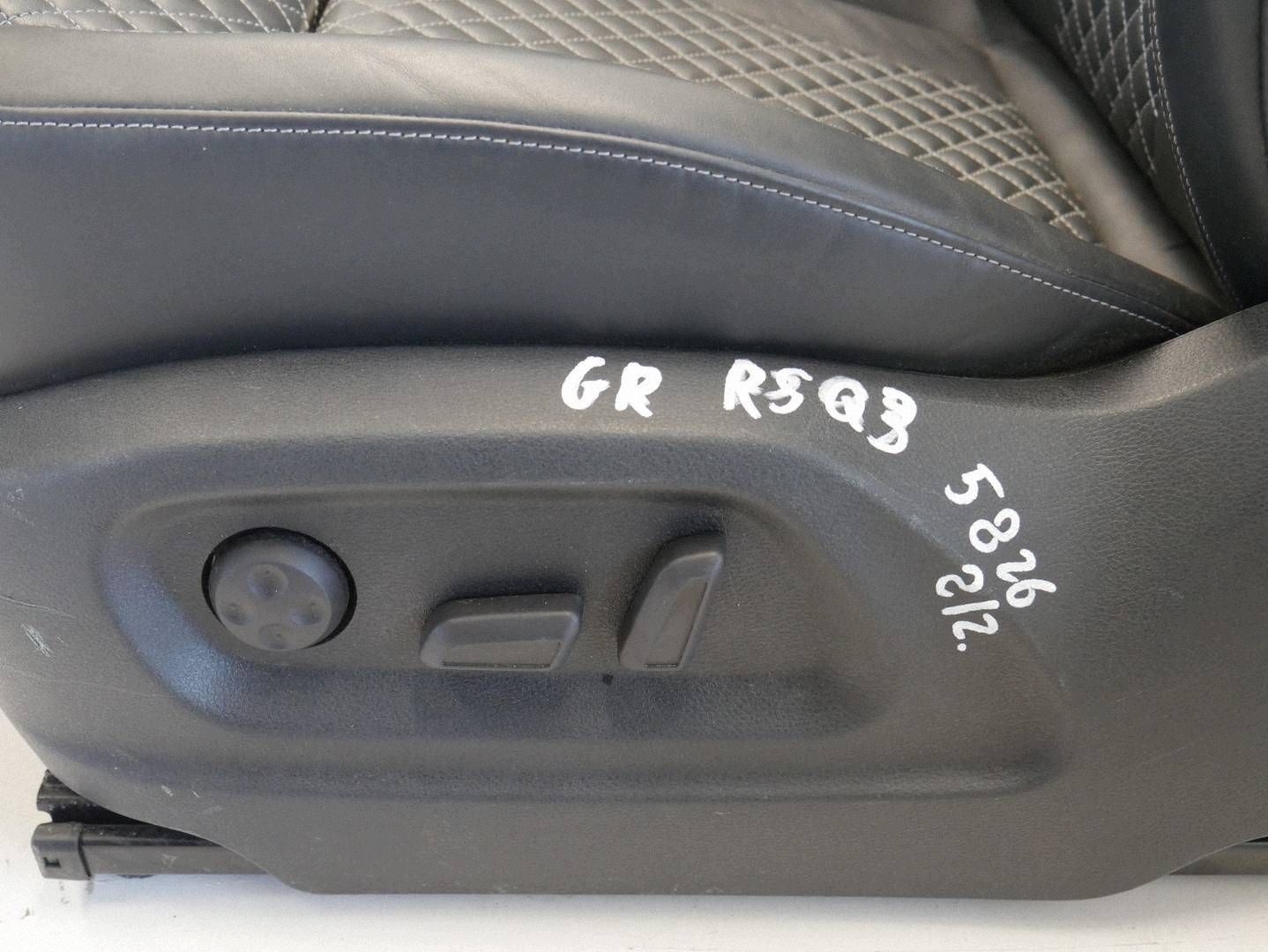 seat right left front front of the passenger driver´s AUDI RSQ3 8U leather ROMBY