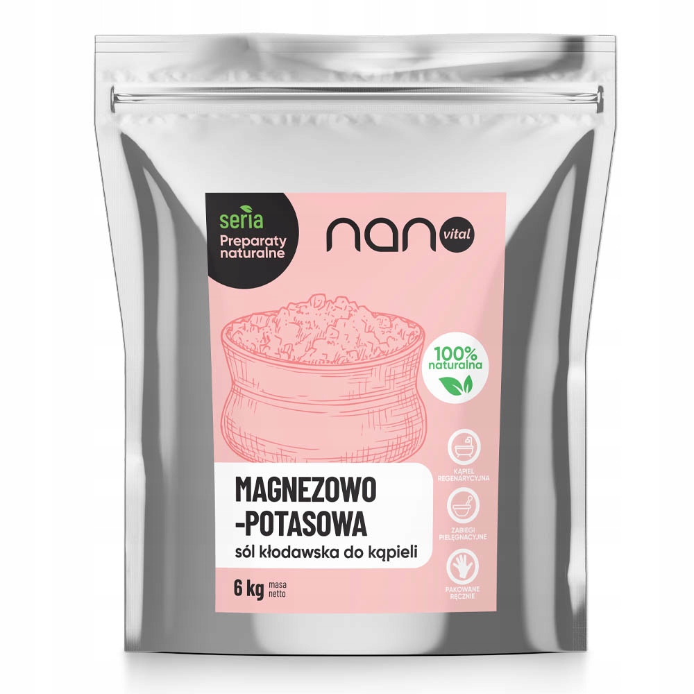 

Sól do kąpieli Magnezowo-potasowa Kłodawska 6 kg