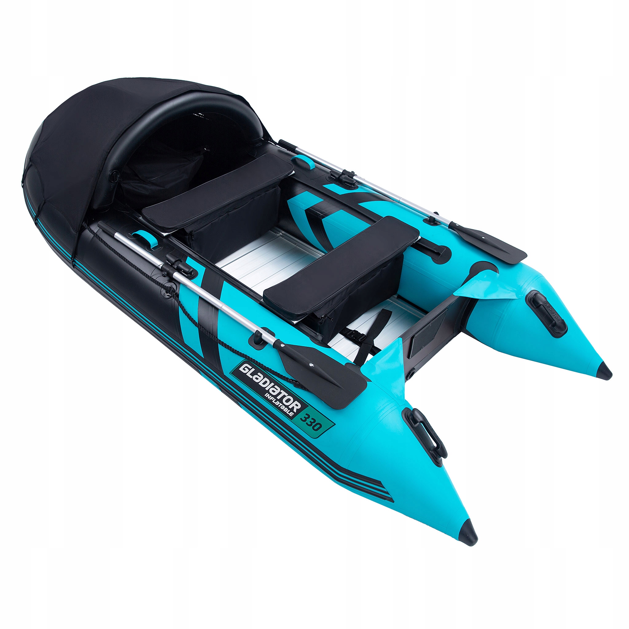 Ponton Gladiator C330AL 330cm Sztywna Aluminiowa Podłoga 4os. 575kg 15KM