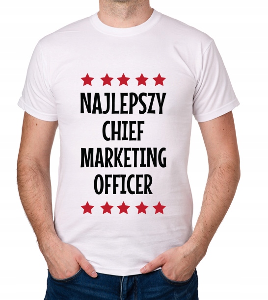 

koszulka Najlepszy Chief Marketing Officer prezent