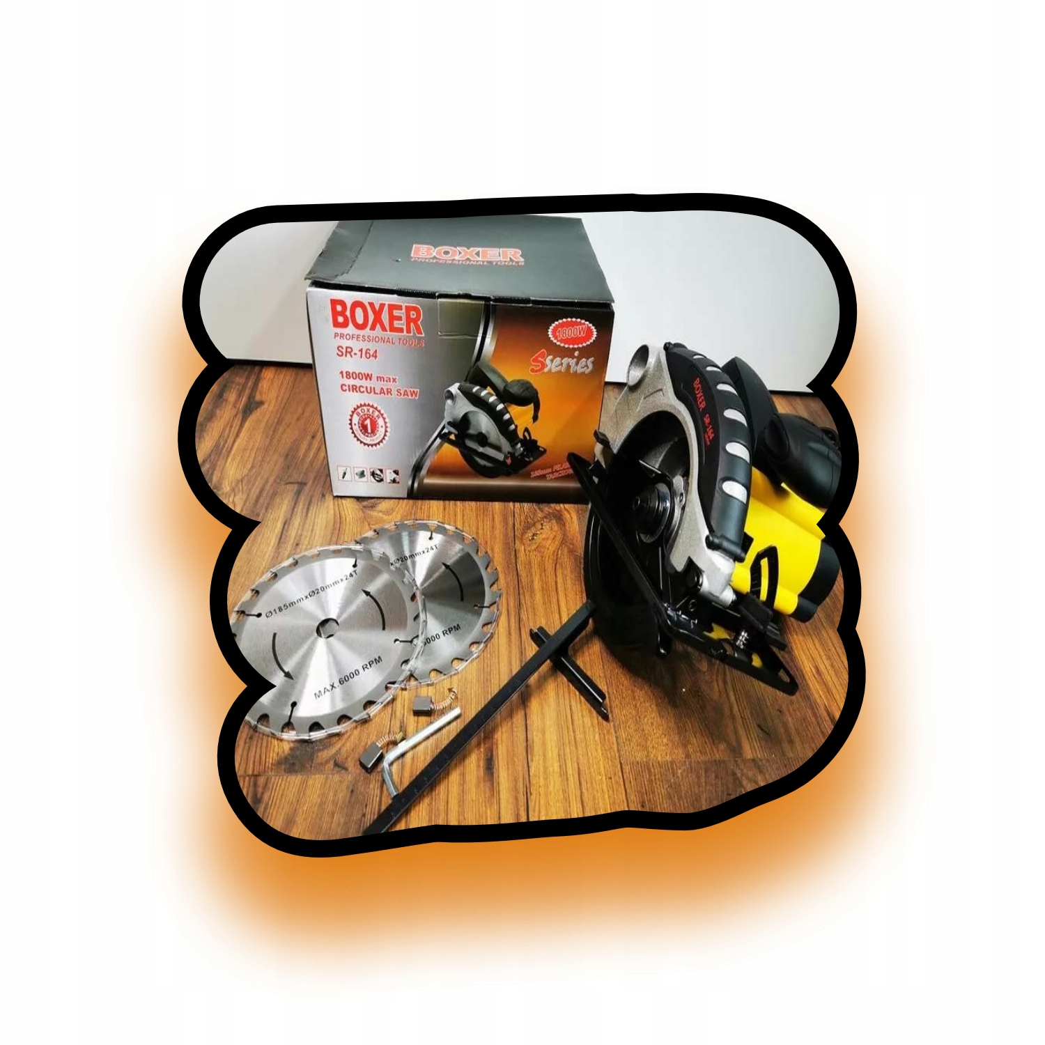 PILARKA PRZECINARKA TARCZOWA1800W 2XTARCZA 185mm Marka Boxer