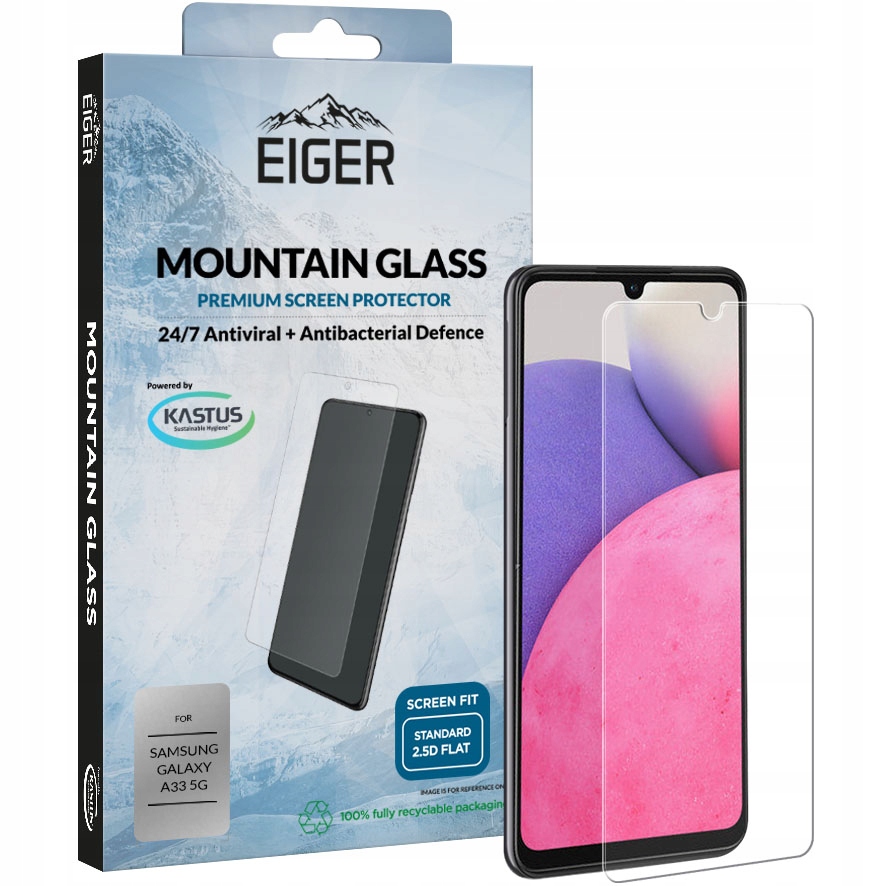 

Szkło ochronne na ekran Eiger do Galaxy A33 5G