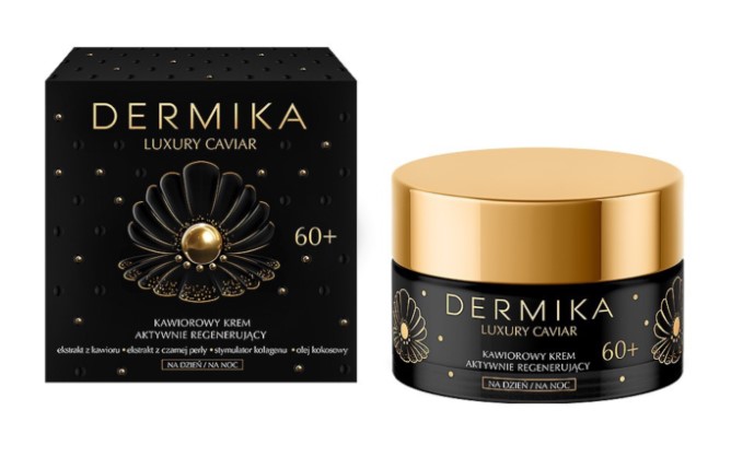 Dermika Luxusní kaviárový krém s aktivní regenerací 60+ 50 ml