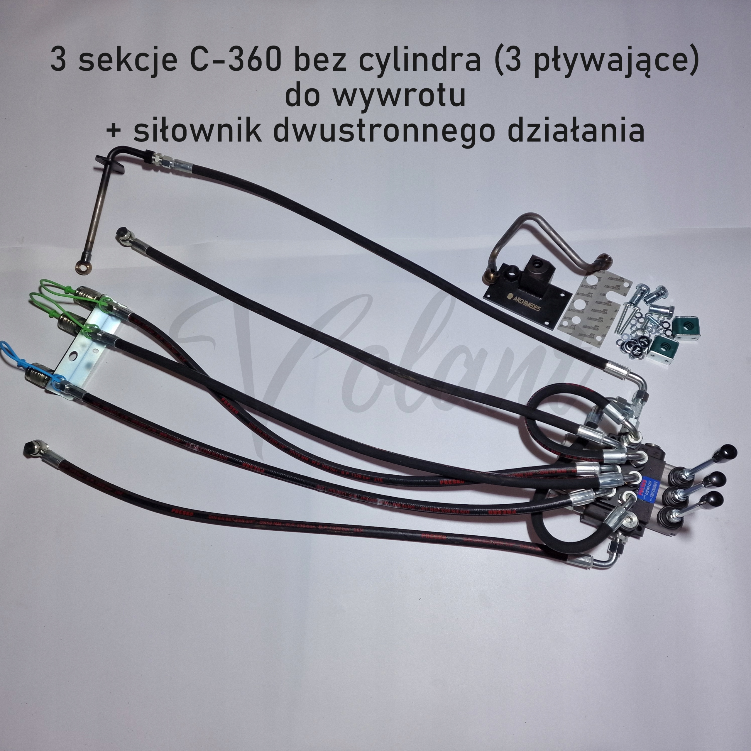 3-SEKČNÍ Rozdělovač C-360 Pro Vnější Sklápění