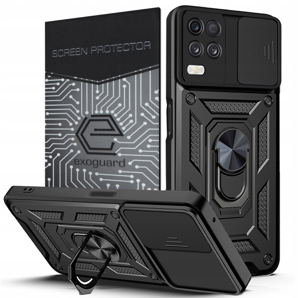 

Etui Pancerne Obudowa Case+szkło do Realme 8 5G