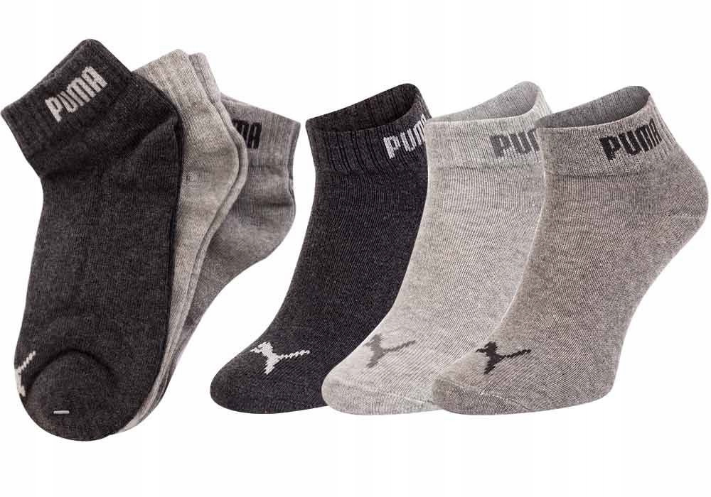 

Puma Skarpetki Stopki 3 Pary Popielaty Roz: 43-46