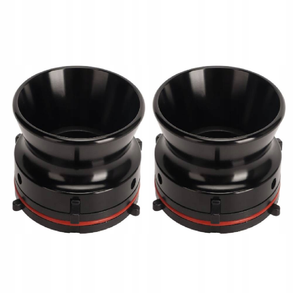 Profesionální 10" Adaptér Nab Hub Leštěný Černý 2 Ks