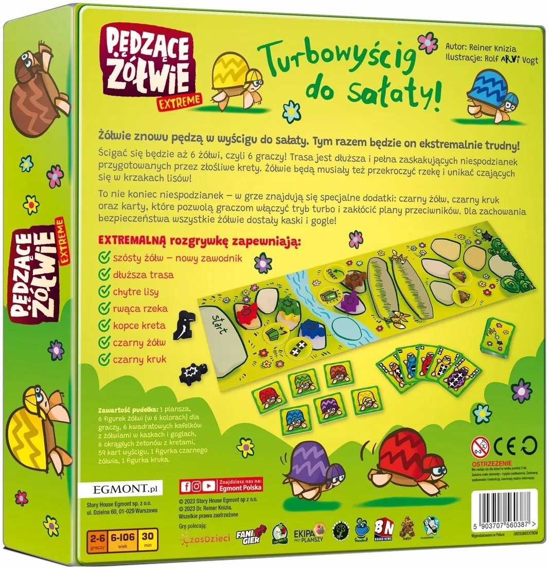 EGMONT Gra Pędzące żółwie Extreme Typ Podstawa