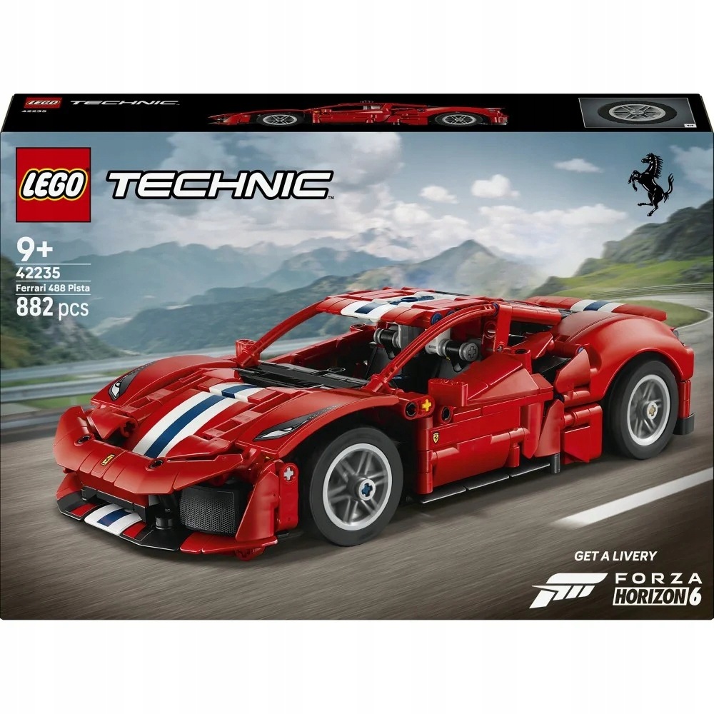 * Lego Technic Auto Ferrari 488 Pista 42235