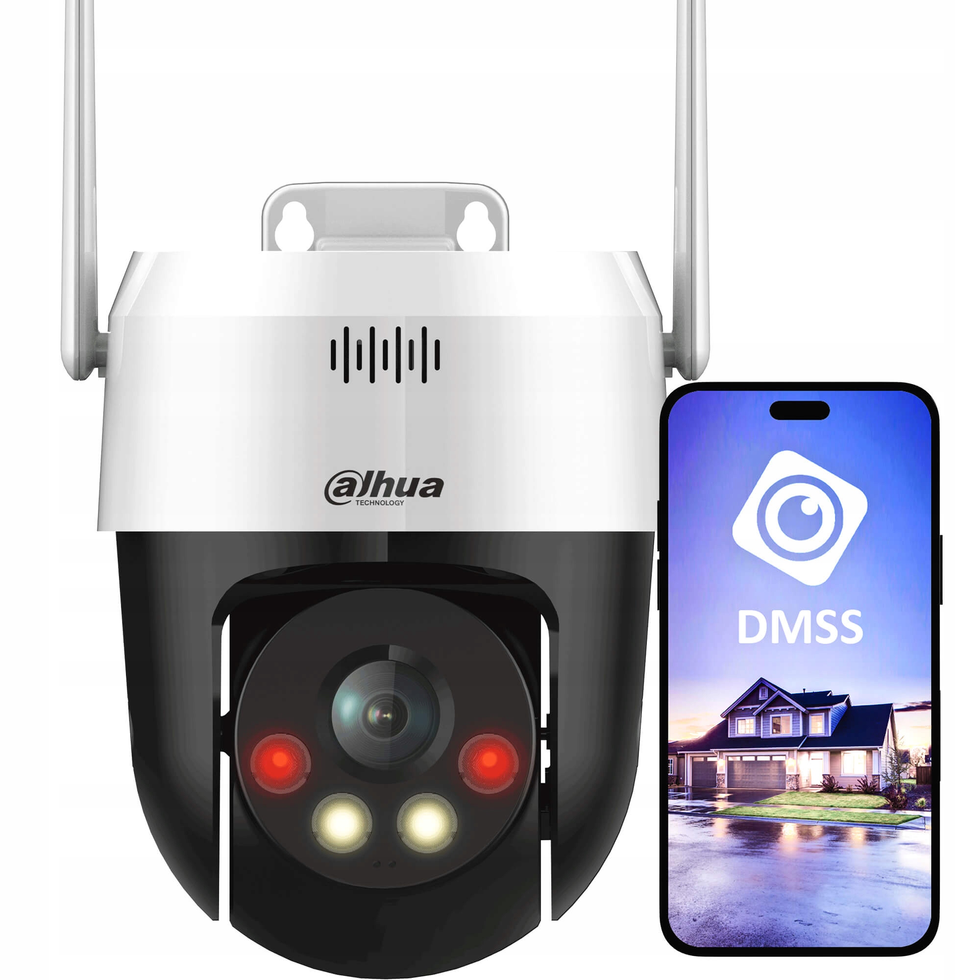 WiFi otočná kamera Dahua Picoo P5AE-PV 5MPx Smart Dual Light, Aktívne ods