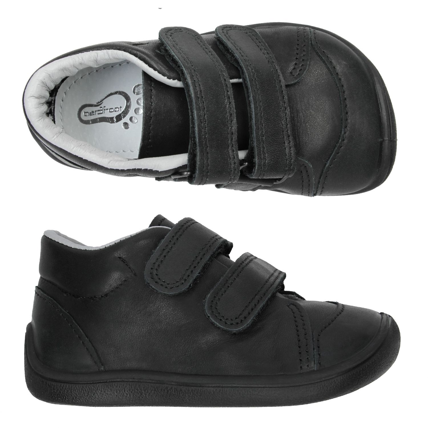 Buty skórzane, hydrofobowe 3f barefoot Elf Step 2BE38/L99 czarne 20