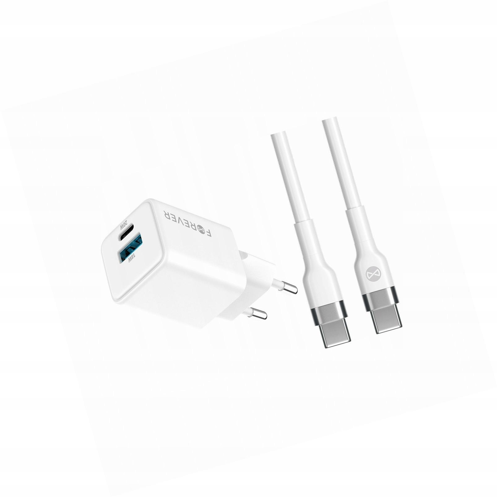 Szybka ładowarka GaN 20W Usb i Usb-c z kablem do Motorola Moto G9 Plus