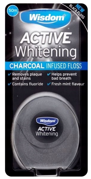 

Wisdom Nić Active Whitening Charcoal Wybiela 50m