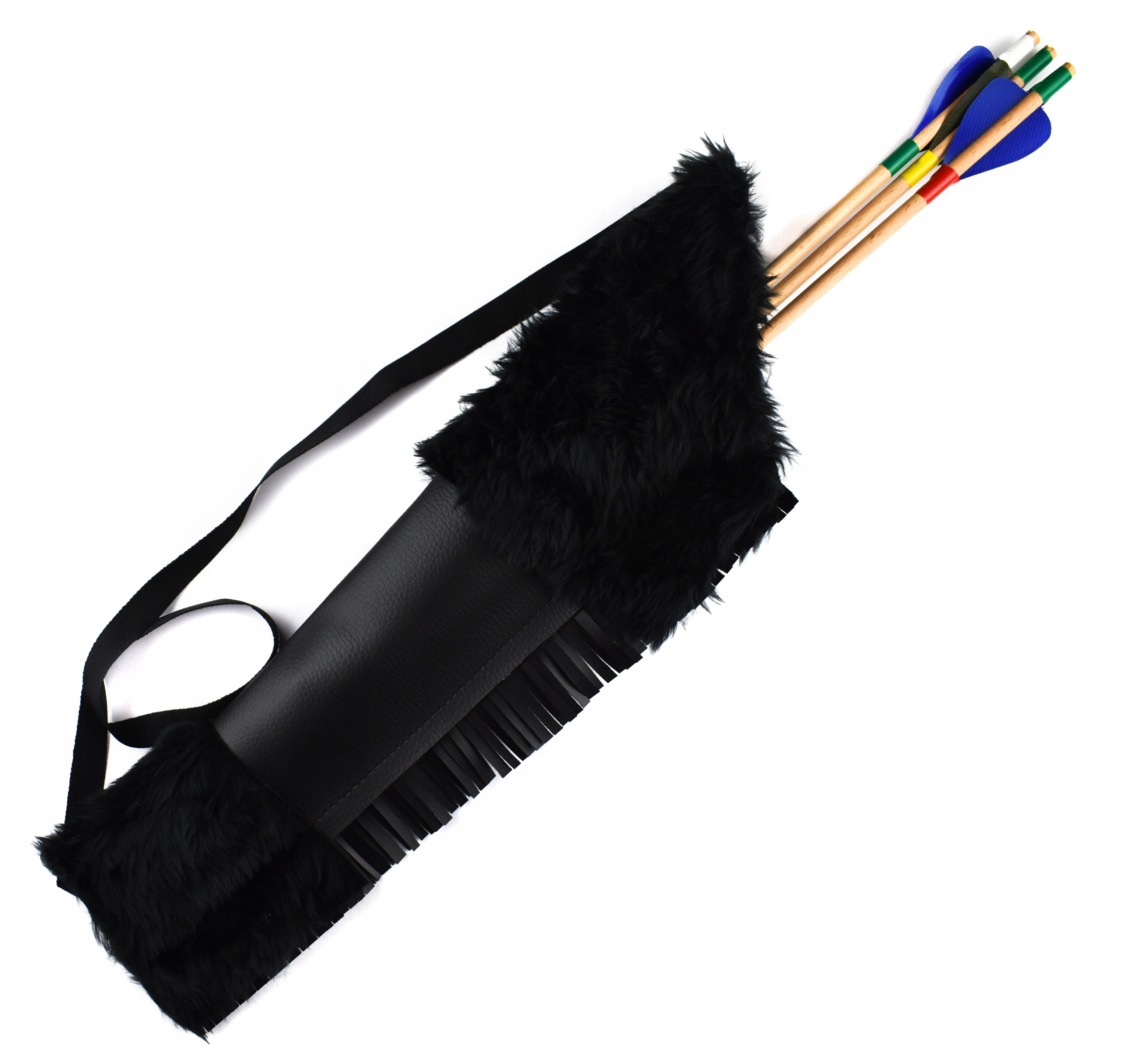 

Zestaw Kołczan Czarny 5 Strzał 60cm Do Łuku
