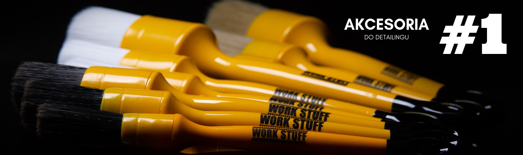 Work Stuff BLACK 3 PACK zestaw 3 pędzli do FELG EAN (GTIN) 0755364186784