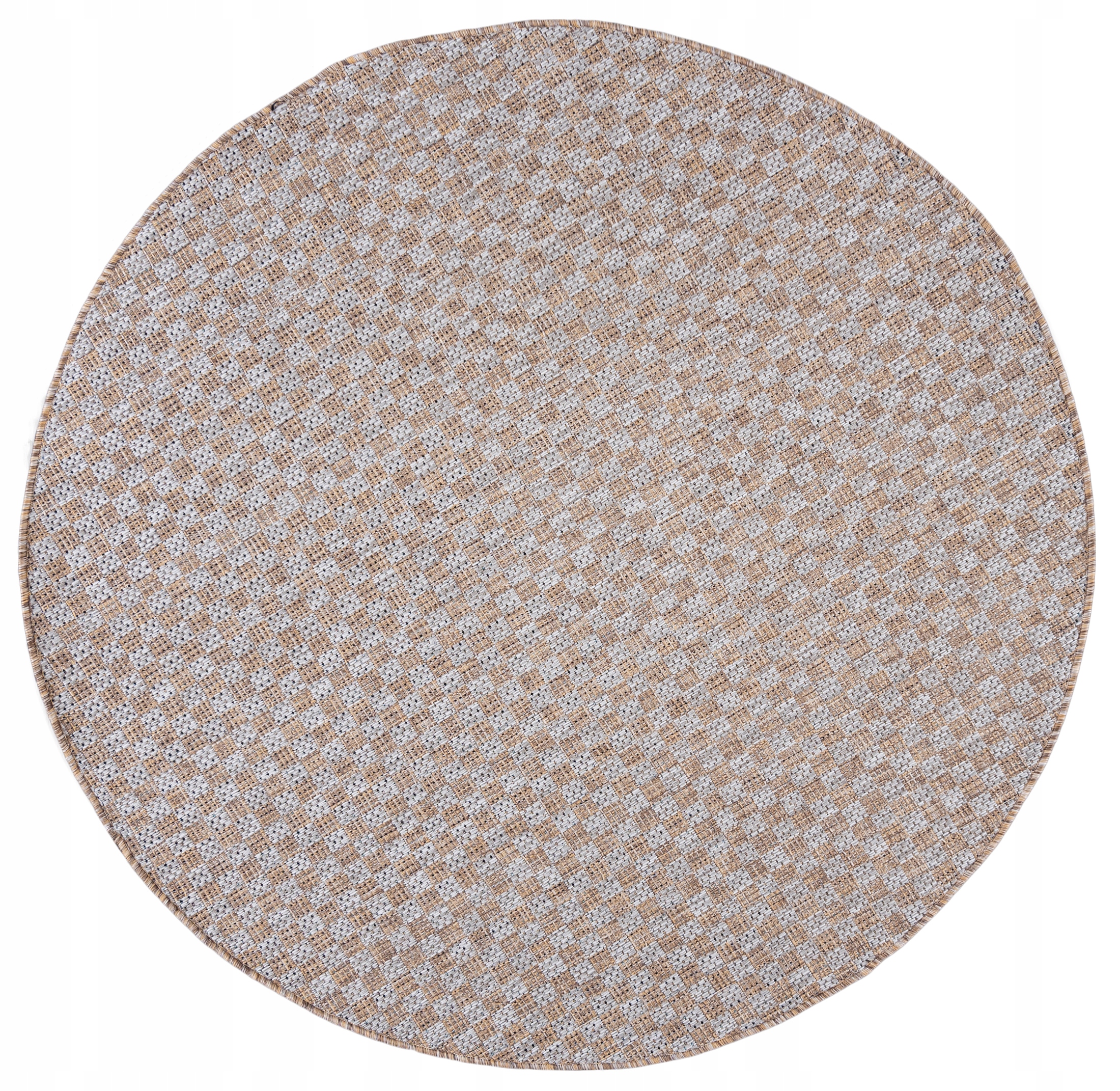 Šnúrkový Koberec Vera Kolo 240x240 Plochý Univerzálny Kuchyňa Terasa W06